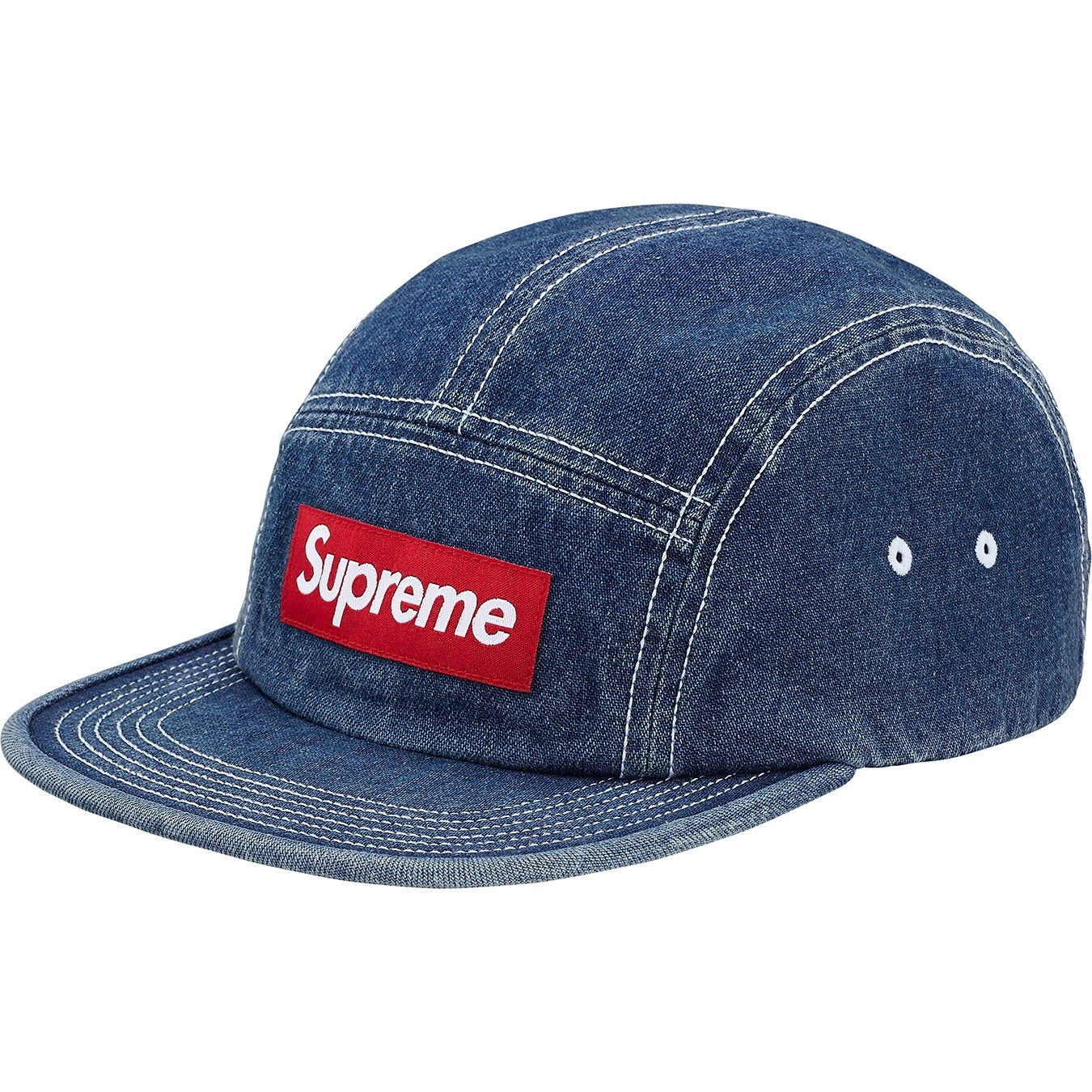 Contrast Stitch Camp Cap view 4